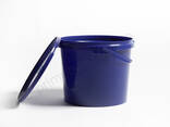 1.1 L round food grade plastic bucket (container) from manufacturer in Ukraine - Prime Box