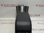 Центральная консоль в сборе PREMIUM подлокотник Black подстаканник Plastic Black Tesla mod - фото 3