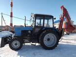 Экскаватор-бульдозер на базе трактора МТЗ "Беларус-82.1"