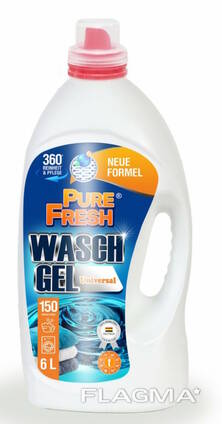 Гель для стирки Pure fresh 6л канистра (150 стирок).