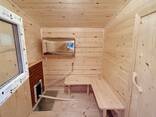 Готовая мобильная баня из бруса - фото 11