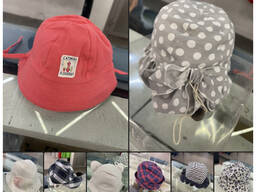 REVERSIBLE, ALETTA BABY микс детских летних шапочек