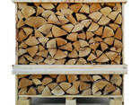 Firewood suppliers. Kiln dried firewood. Birch, ash, oak in crates or bags - фото 1