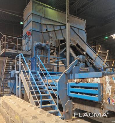 Used automatic channel baler PAAL Konti 600 F