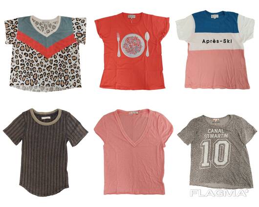 WILDFOX, SUNDRY, FREE PEOPLE женские футболки